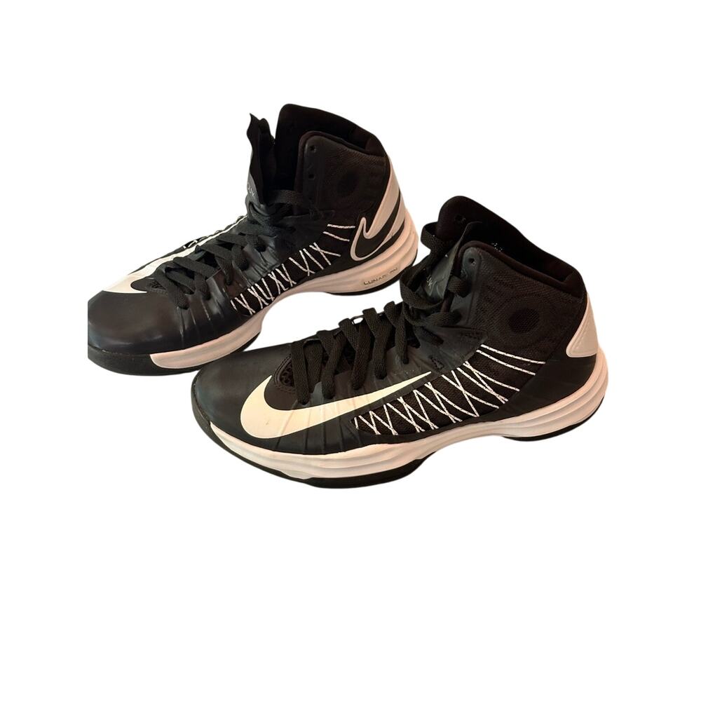 Nike Hyperdunk 2012 Basketball Shoes Black White Lunarlon 524882-001 Mens 7.5